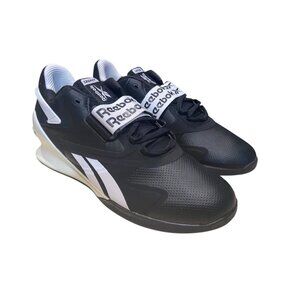 Reebok Legacy Lifter II Mens Weightlifting Shoes Size 11.5 Black/White NEW FU945